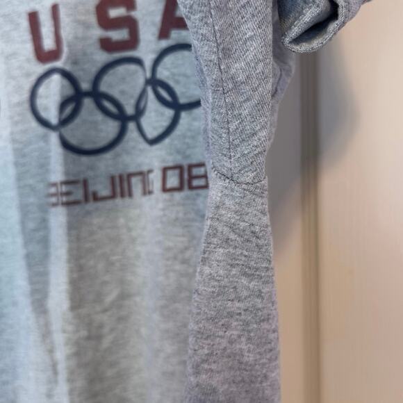 Delta Pro Weight Olympic Games Beijing 2008 Gray T-Shirt Size XL - Picture 9 of 10